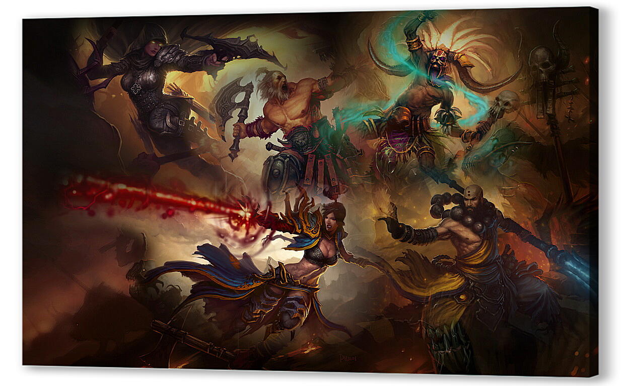 Постер (плакат) Diablo III
 артикул 25841