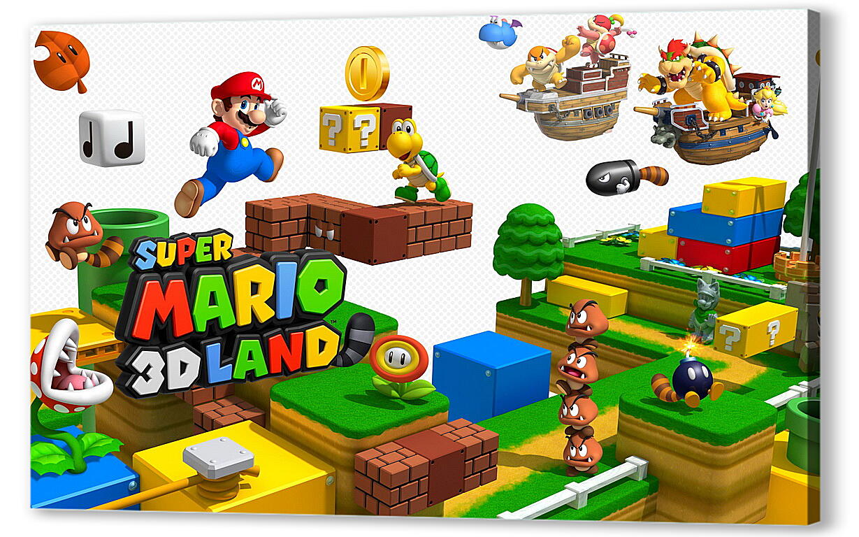 Постер (плакат) Super Mario 3D Land
 артикул 26021