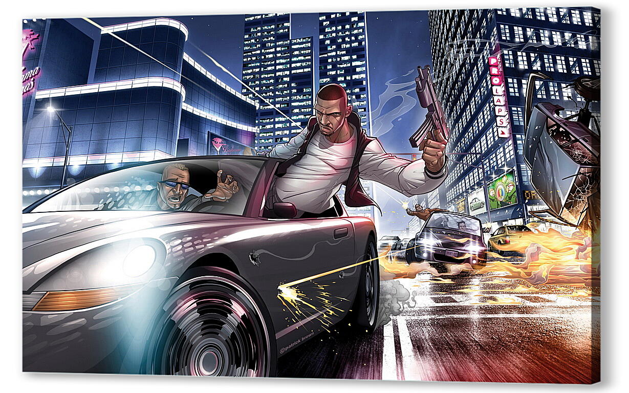 Постер (плакат) Grand Theft Auto: Ballad Of Gay Tony
 артикул 26266