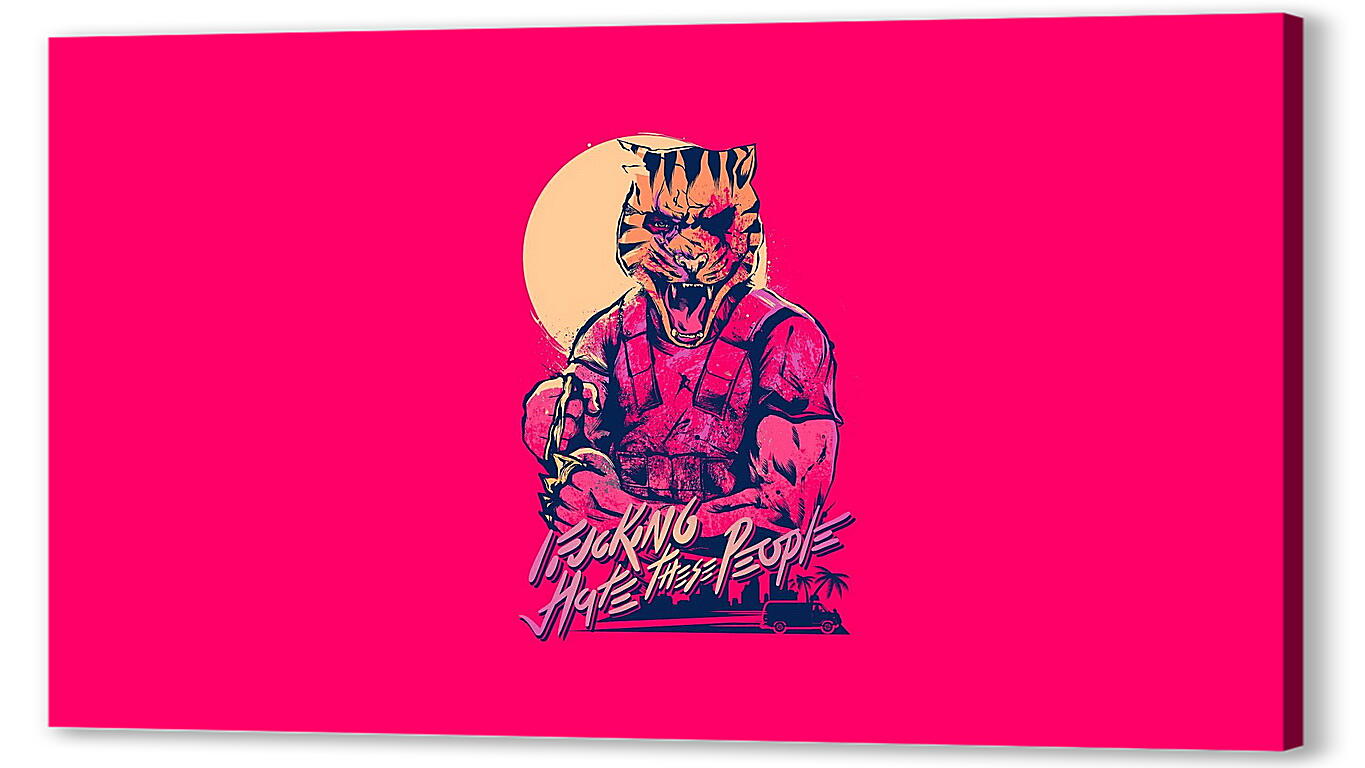 Постер (плакат) Hotline Miami 2: Wrong Number
 артикул 26282