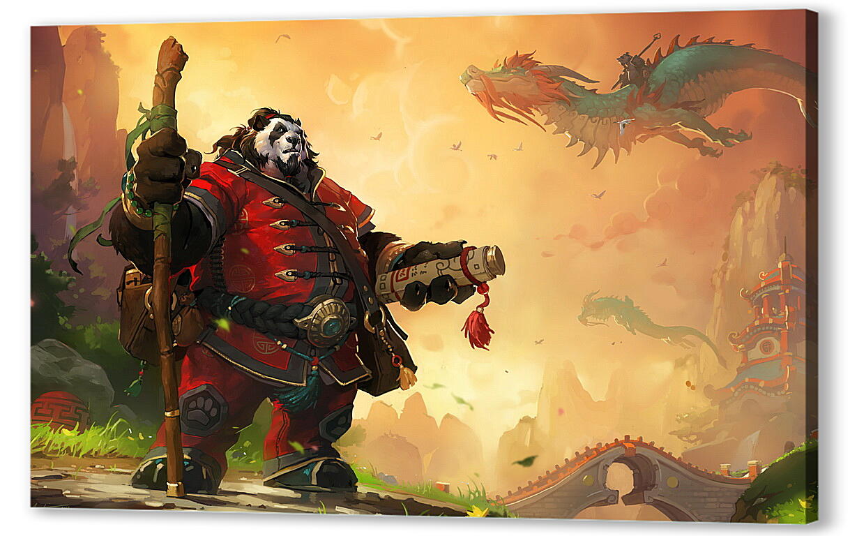 Постер World Of Warcraft: Mists Of Pandaria артикул 26786