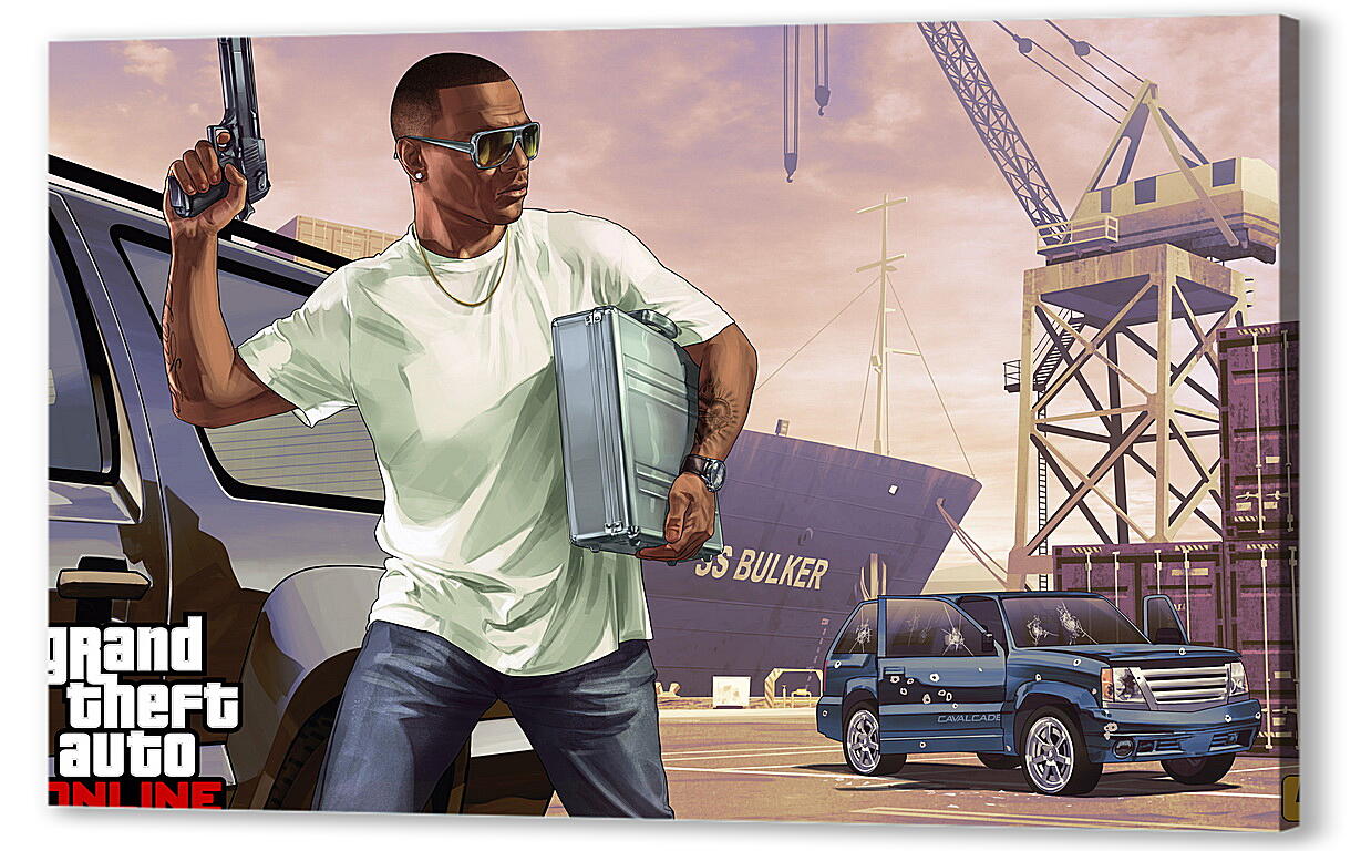 Постер (плакат) Grand Theft Auto V
 артикул 27183