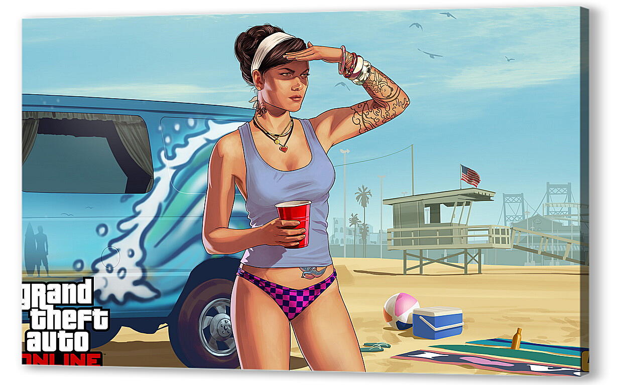 Постер (плакат) Grand Theft Auto V
 артикул 27184