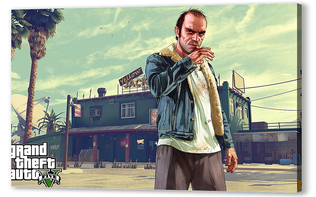 Постер (плакат) Grand Theft Auto V
 артикул 27185