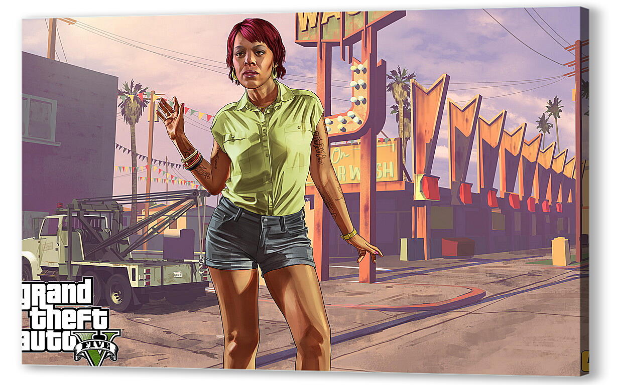 Постер (плакат) Grand Theft Auto V
 артикул 27186