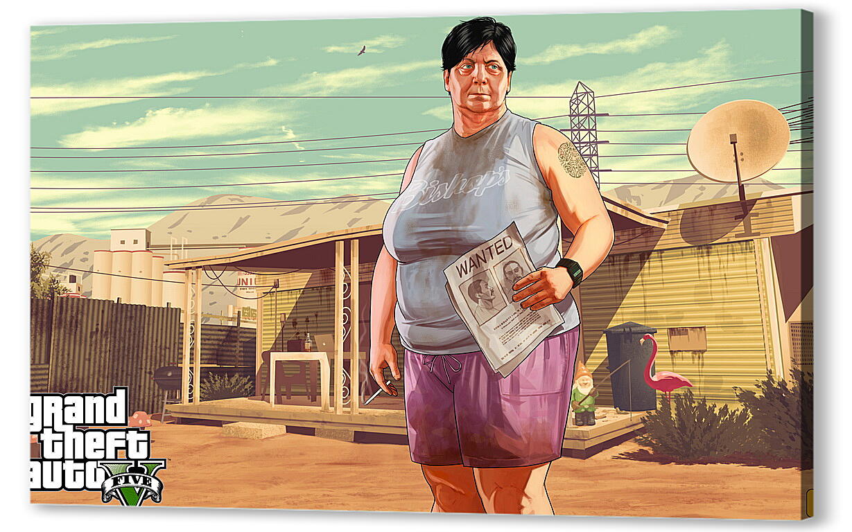 Постер (плакат) Grand Theft Auto V
 артикул 27188