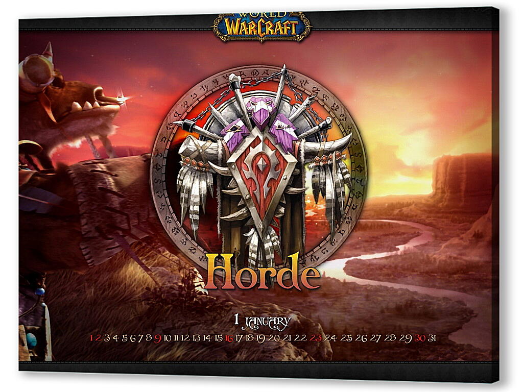 Постер (плакат) World Of Warcraft
 артикул 27833