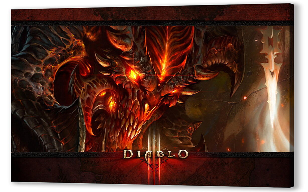 Постер (плакат) Diablo III
 артикул 27898