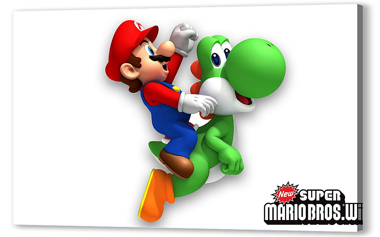 Постер (плакат) New Super Mario Bros. Wii
 артикул 27946