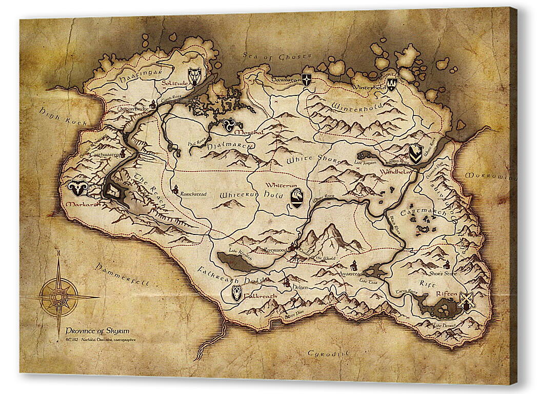 Постер The Elder Scrolls V: Skyrim
 артикул 28251