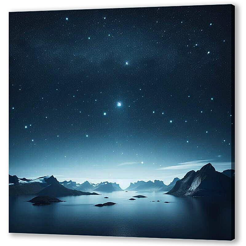 Постер Ночное озеро артикул 29-1-H