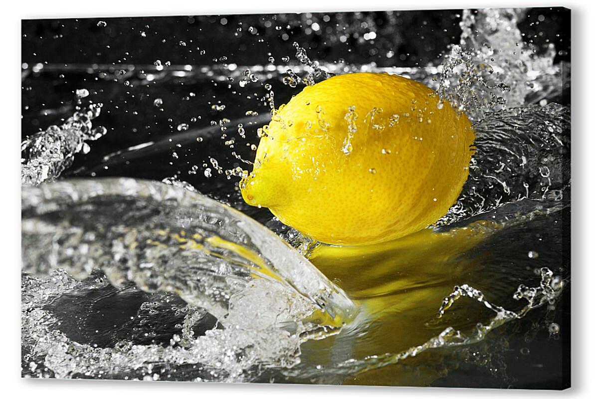 Фотообои лимон в воде