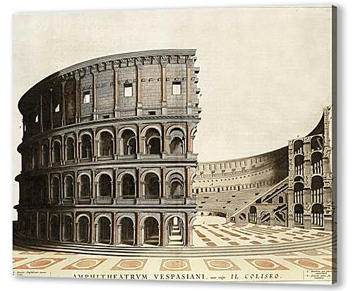 Постер (плакат) Колизей в Риме. Италия. артикул 30065