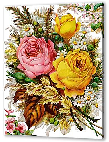 Постер Vintage flovers - Цветы артикул 32320