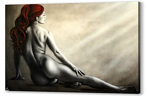 Постер Red hair woman - девушка с красными волосами
 артикул 32883