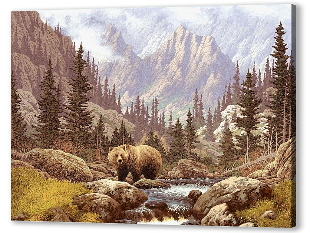 Постер (плакат) Медведь артикул 3437