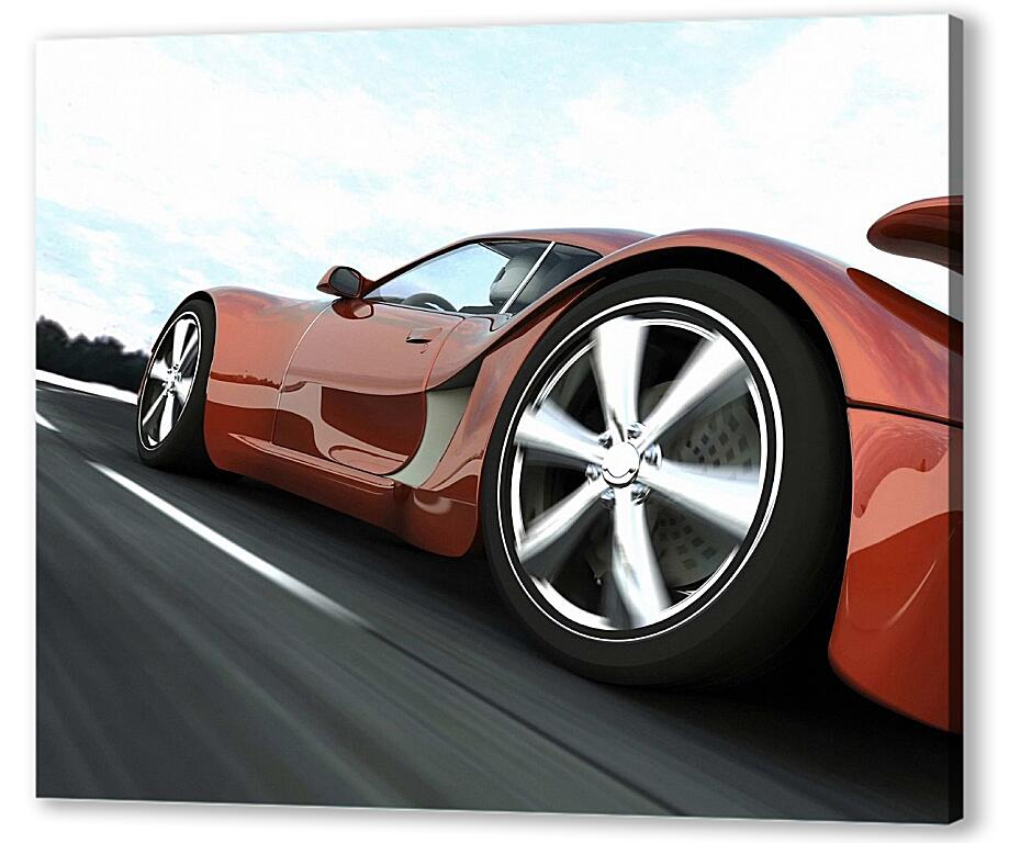 Постер Спортивный автомобиль артикул 3532