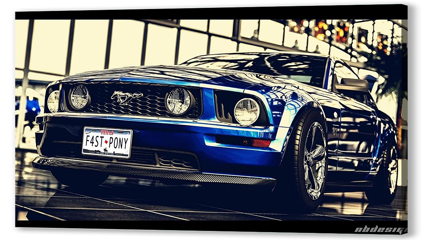 Постер Ford mustang (Форд Мустанг) артикул 3541