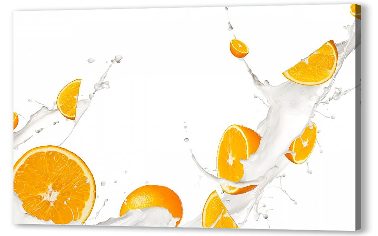 Постер (плакат) Апельсины. Абстракция артикул 3550
