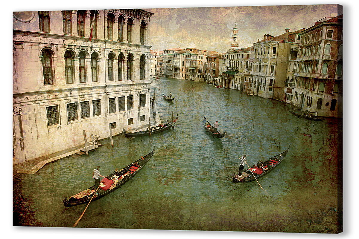 Постер Italy Venice in Grunge Styl
 артикул 35913