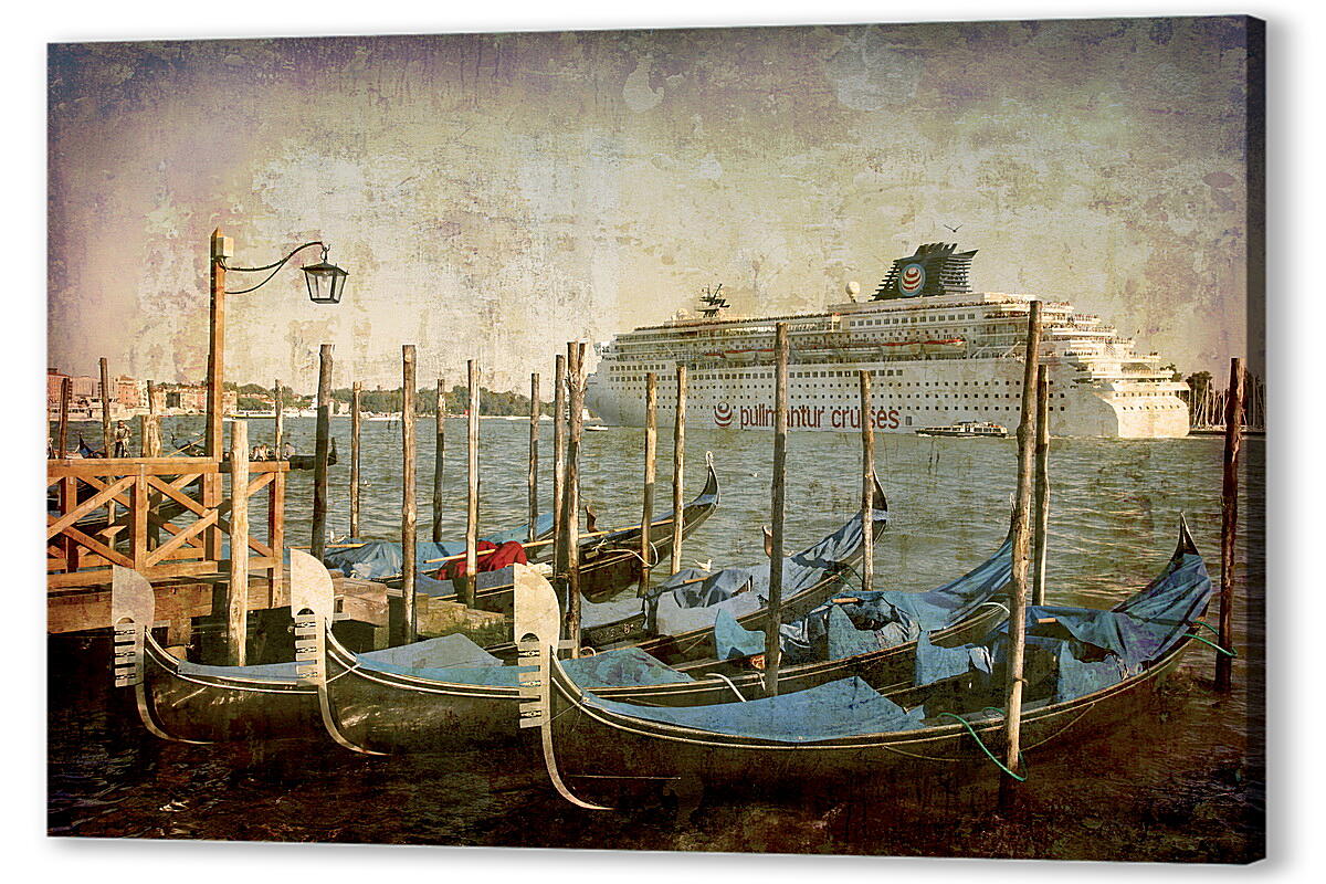 Постер Italy Venice in Grunge Styl
 артикул 35915