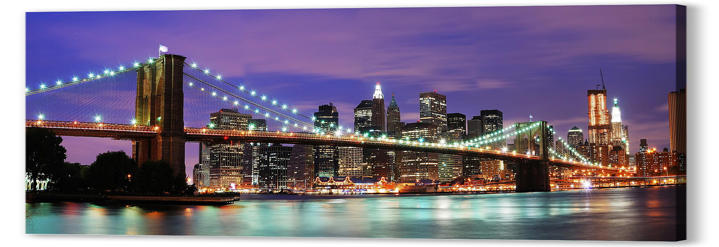 Постер (плакат) Панорама Нью-Йорка артикул 35951