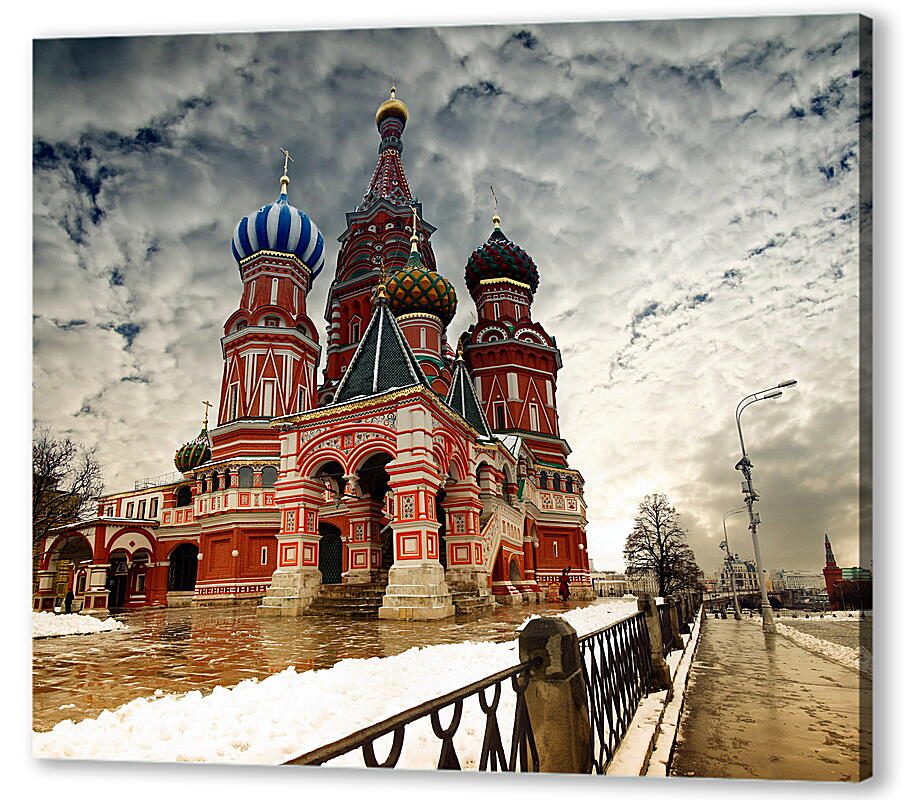 Постер (плакат) Москва Храм артикул 36102