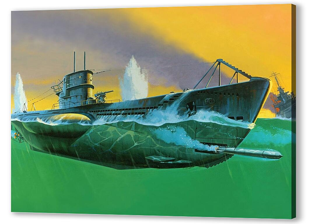 Постер (плакат) Подводная лодка артикул 3814