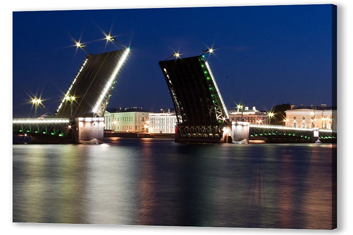 Постер (плакат) Разводные мосты Санкт-Петербурга артикул 3878