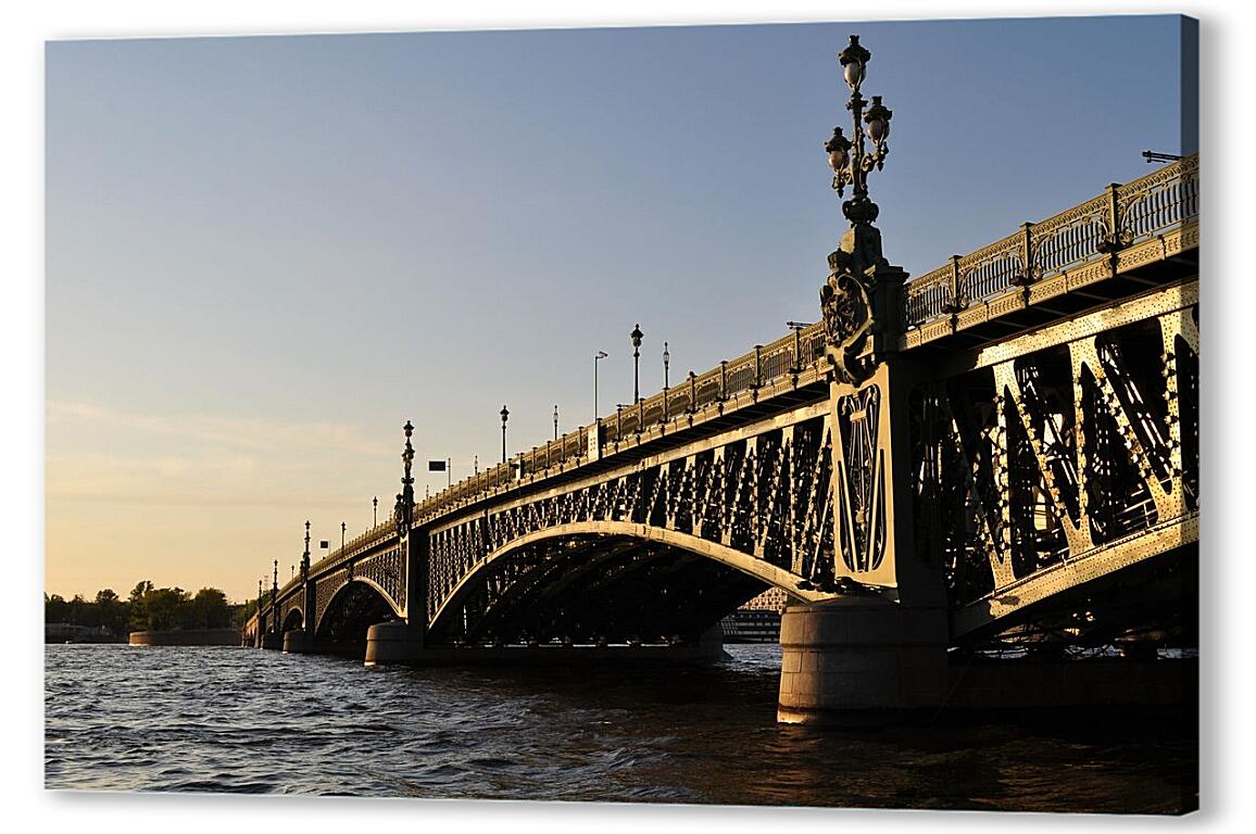 Постер (плакат) Мост в Санкт-Петербурге артикул 3891