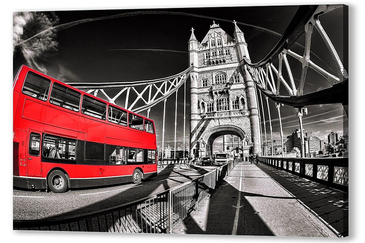 Постер (плакат) Красный автобус, Лондон. артикул 39627