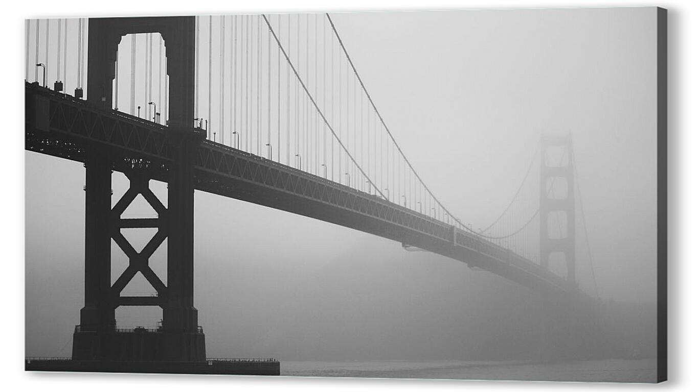 Постер (плакат) Мост. Туман артикул 3973