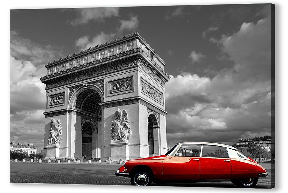 Постер (плакат) Триумфальная арка в Париже артикул 39760