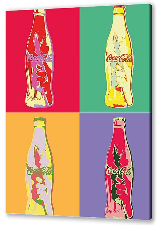 Постер (плакат) Coca-Cola. Поп-арт артикул 4125