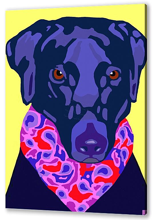 Постер (плакат) Собака. Поп-арт артикул 4239