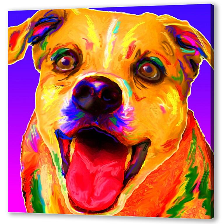 Постер (плакат) Собака. Поп-арт артикул 4249