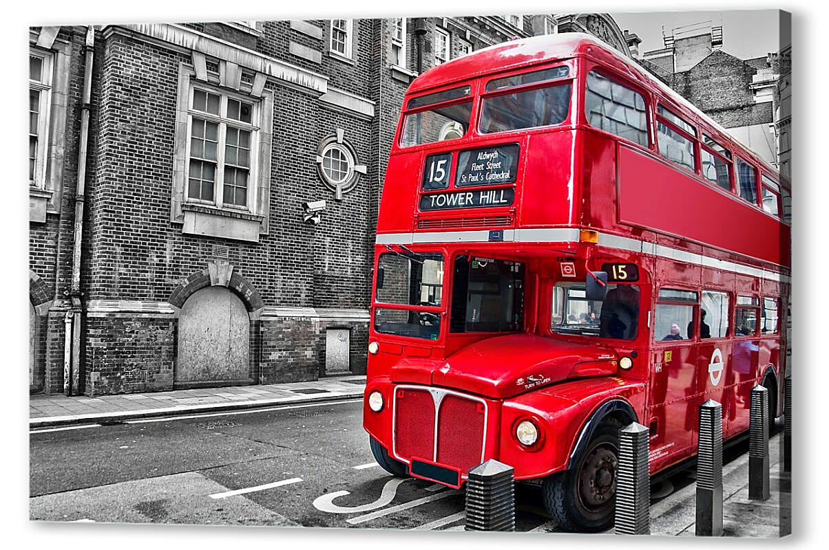 Постер (плакат) Автобус Лондон артикул 06753-HD