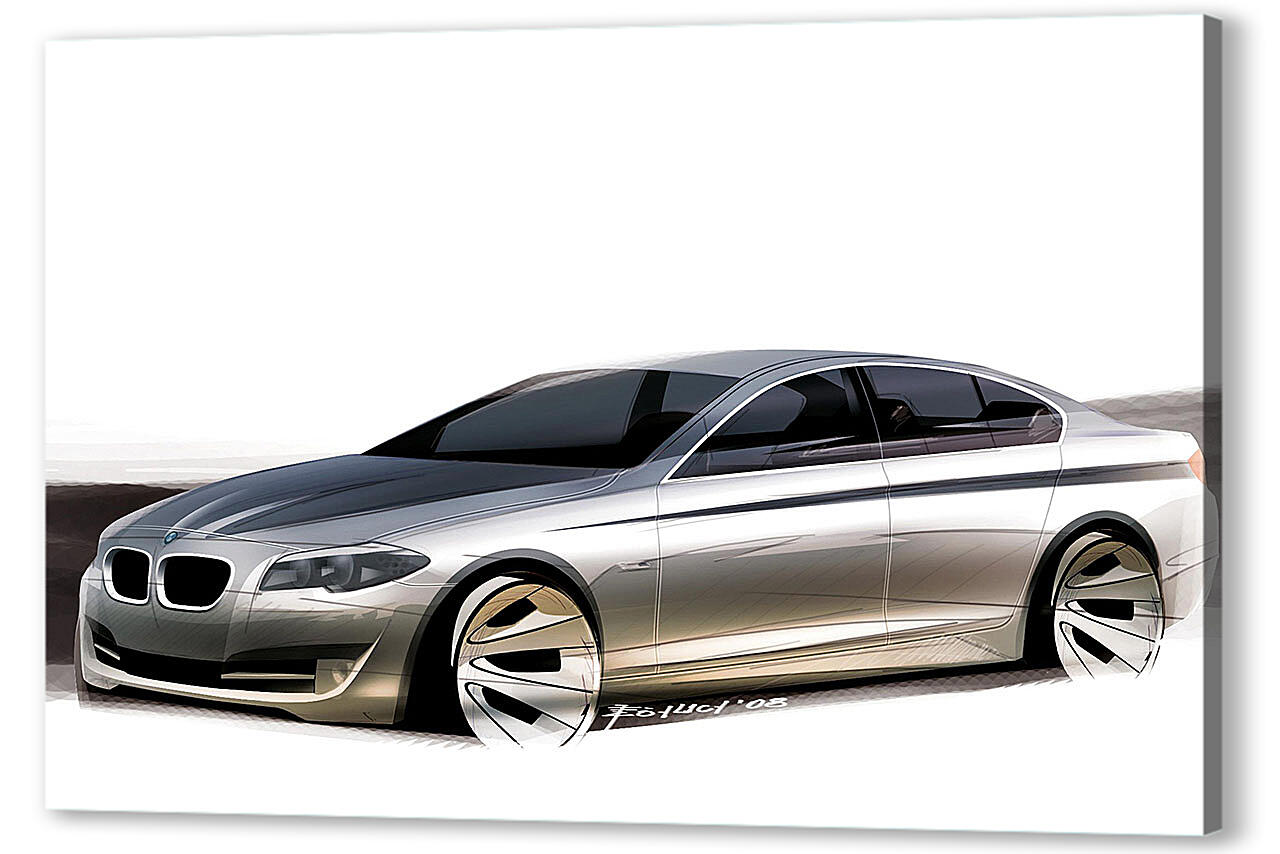 Постер БМВ (BMW)-210 артикул 52466