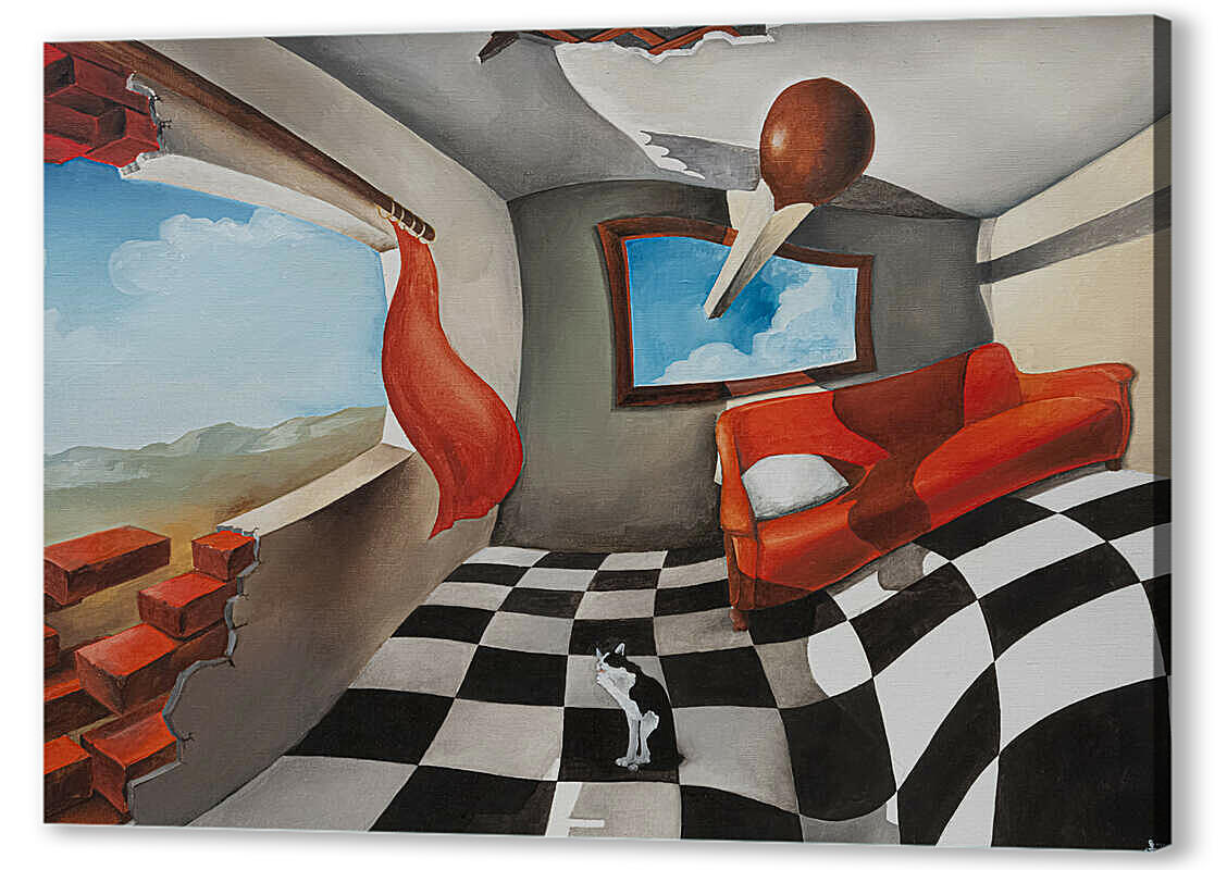 Постер Вашему коту плевать, что у Вас едет крыша... артикул 6-12-H