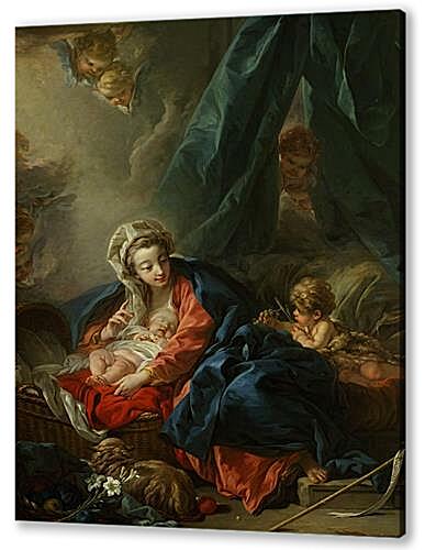 Постер (плакат) The Madonna with the baby and young John the Baptist
 артикул 60823