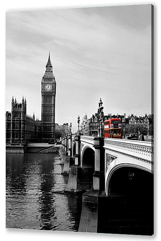 Постер (плакат) Красный автобу, Биг-Бен артикул 06903-HD