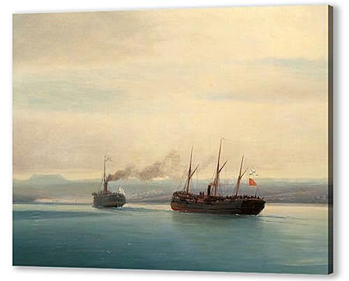 Постер (плакат) CAPTURING OF THE TURKISH SHIP MERSINA	
 артикул 62272