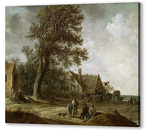 Постер (плакат) Peasants Resting before an Inn
 артикул 63294