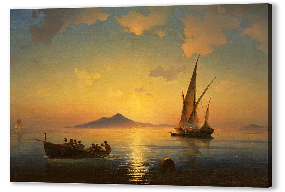 Постер (плакат) Неаполитанский залив. 1841 артикул 64556