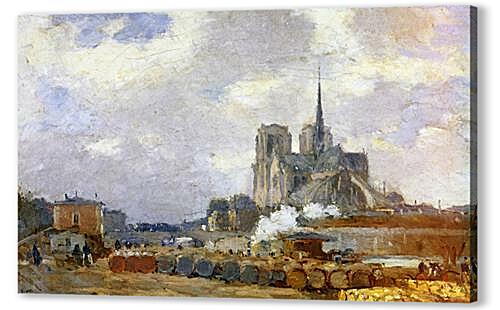 Постер Notre Dame de Paris, View from Pont de la Tournelle
 артикул 65234