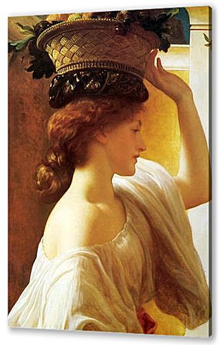 Постер (плакат) Eucharis A Girl with a Basket of Fruit
 артикул 65679