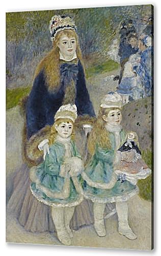 Постер (плакат) Madame Georges Charpentier and Her Children at park
 артикул 67565