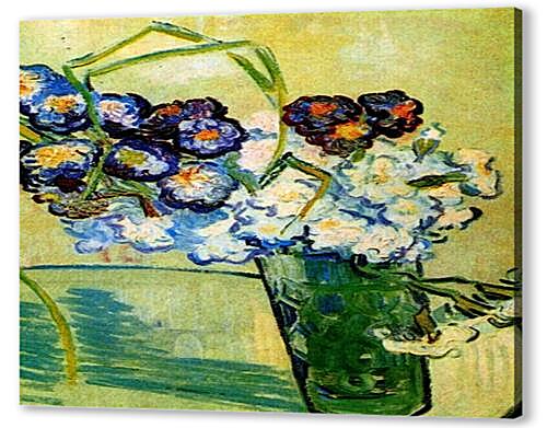 Постер (плакат) Still Life Glass with Carnations
 артикул 68319