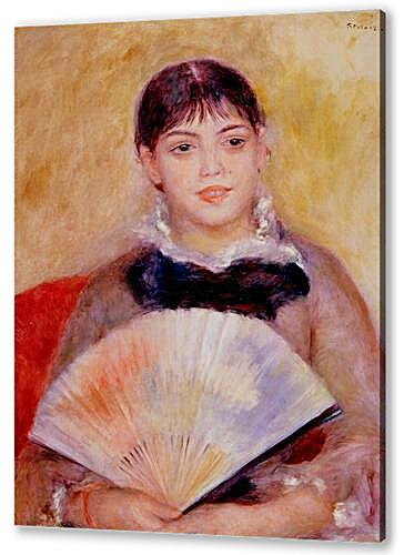 Постер Girl with a Fan
 артикул 68901