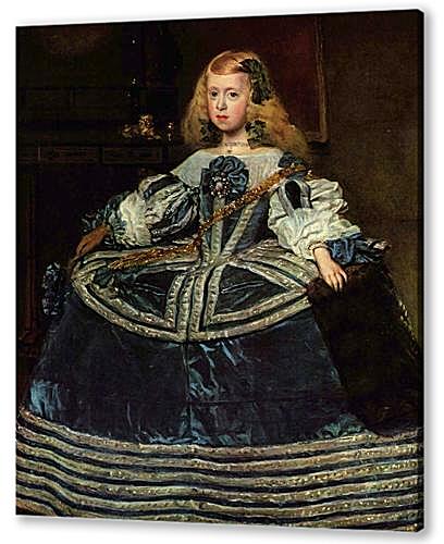 Постер (плакат) Infanta Margarita Teresa in a Blue Dress артикул 69785